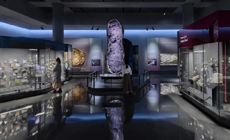 美國自然歷史博物館，Allison和RobertoMignone寶石礦物館照明賞析